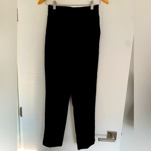 Babaton wool trouser with ankle zipper detail